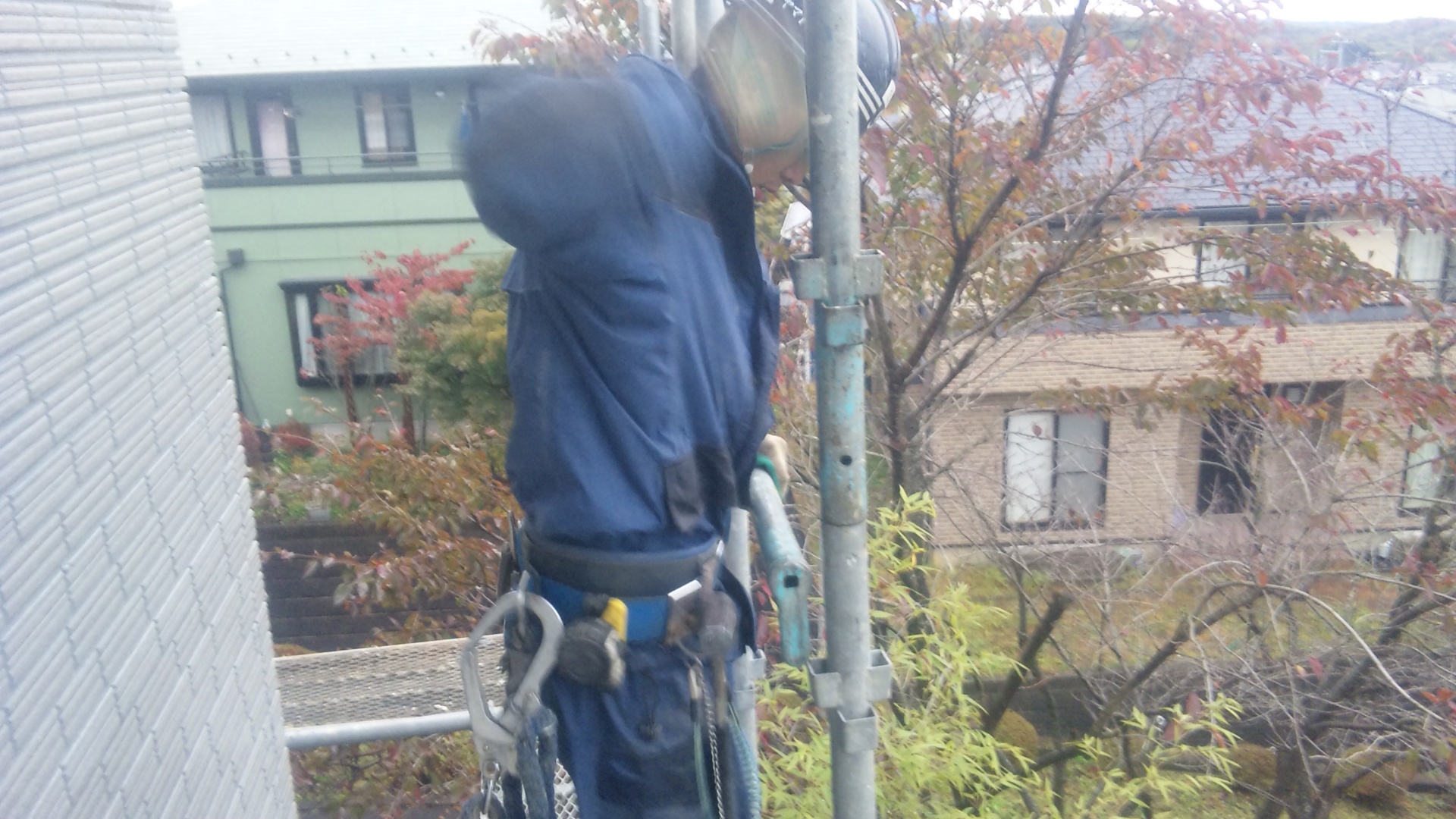 赤坂　柿本様邸足場仮設1